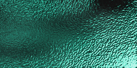 Emerald metallic effect. Turquoise texture foil. Background with glitterer metal effect. Blue green surface. Abstract backdrop glitter metal plate. Metallic texture foil for design prints. Vector