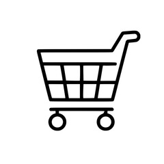 Shopping Cart icon, Shopping Cart SVG, Shopping Cart Cricut, Shopping Cart Clipart, shopping bag outline, shopping icon, mall icon, icons, single icon, business icon, web icon, Cut Files For Silhouett