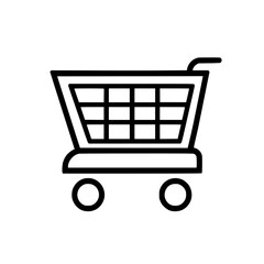 Shopping Cart icon, Shopping Cart SVG, Shopping Cart Cricut, Shopping Cart Clipart, shopping bag outline, shopping icon, mall icon, icons, single icon, business icon, web icon, Cut Files For Silhouett