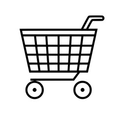 Shopping Cart icon, Shopping Cart SVG, Shopping Cart Cricut, Shopping Cart Clipart, shopping bag outline, shopping icon, mall icon, icons, single icon, business icon, web icon, Cut Files For Silhouett