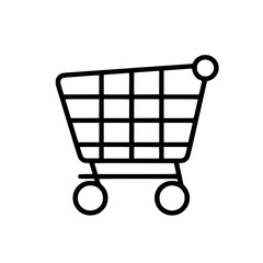 Shopping Cart icon, Shopping Cart SVG, Shopping Cart Cricut, Shopping Cart Clipart, shopping bag outline, shopping icon, mall icon, icons, single icon, business icon, web icon, Cut Files For Silhouett