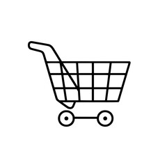 Shopping Cart icon, Shopping Cart SVG, Shopping Cart Cricut, Shopping Cart Clipart, shopping bag outline, shopping icon, mall icon, icons, single icon, business icon, web icon, Cut Files For Silhouett