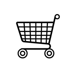 Shopping Cart icon, Shopping Cart SVG, Shopping Cart Cricut, Shopping Cart Clipart, shopping bag outline, shopping icon, mall icon, icons, single icon, business icon, web icon, Cut Files For Silhouett