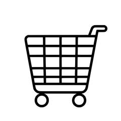 Shopping Cart icon, Shopping Cart SVG, Shopping Cart Cricut, Shopping Cart Clipart, shopping bag outline, shopping icon, mall icon, icons, single icon, business icon, web icon, Cut Files For Silhouett