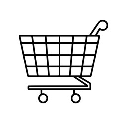 Shopping Cart icon, Shopping Cart SVG, Shopping Cart Cricut, Shopping Cart Clipart, shopping bag outline, shopping icon, mall icon, icons, single icon, business icon, web icon, Cut Files For Silhouett