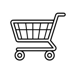Shopping Cart icon, Shopping Cart SVG, Shopping Cart Cricut, Shopping Cart Clipart, shopping bag outline, shopping icon, mall icon, icons, single icon, business icon, web icon, Cut Files For Silhouett