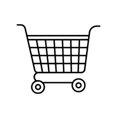 Shopping Cart icon, Shopping Cart SVG, Shopping Cart Cricut, Shopping Cart Clipart, shopping bag outline, shopping icon, mall icon, icons, single icon, business icon, web icon, Cut Files For Silhouett