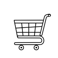 Shopping Cart icon, Shopping Cart SVG, Shopping Cart Cricut, Shopping Cart Clipart, shopping bag outline, shopping icon, mall icon, icons, single icon, business icon, web icon, Cut Files For Silhouett