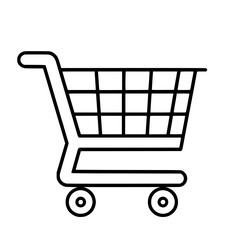 Shopping Cart icon, Shopping Cart SVG, Shopping Cart Cricut, Shopping Cart Clipart, shopping bag outline, shopping icon, mall icon, icons, single icon, business icon, web icon, Cut Files For Silhouett