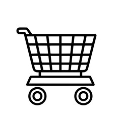 Shopping Cart icon, Shopping Cart SVG, Shopping Cart Cricut, Shopping Cart Clipart, shopping bag outline, shopping icon, mall icon, icons, single icon, business icon, web icon, Cut Files For Silhouett