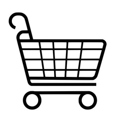 Shopping Cart icon, Shopping Cart SVG, Shopping Cart Cricut, Shopping Cart Clipart, shopping bag outline, shopping icon, mall icon, icons, single icon, business icon, web icon, Cut Files For Silhouett