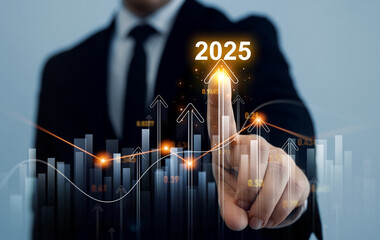 New opportunity, challenge and strategy in 2025. New plans,goals and visions in business for new...