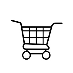 Shopping Cart icon, Shopping Cart SVG, Shopping Cart Cricut, Shopping Cart Clipart, shopping bag outline, shopping icon, mall icon, icons, single icon, business icon, web icon, Cut Files For Silhouett