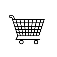 Shopping Cart icon, Shopping Cart SVG, Shopping Cart Cricut, Shopping Cart Clipart, shopping bag outline, shopping icon, mall icon, icons, single icon, business icon, web icon, Cut Files For Silhouett