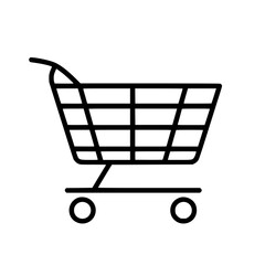 Shopping Cart icon, Shopping Cart SVG, Shopping Cart Cricut, Shopping Cart Clipart, shopping bag outline, shopping icon, mall icon, icons, single icon, business icon, web icon, Cut Files For Silhouett