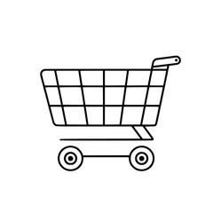 Shopping Cart icon, Shopping Cart SVG, Shopping Cart Cricut, Shopping Cart Clipart, shopping bag outline, shopping icon, mall icon, icons, single icon, business icon, web icon, Cut Files For Silhouett