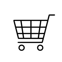 Shopping Cart icon, Shopping Cart SVG, Shopping Cart Cricut, Shopping Cart Clipart, shopping bag outline, shopping icon, mall icon, icons, single icon, business icon, web icon, Cut Files For Silhouett