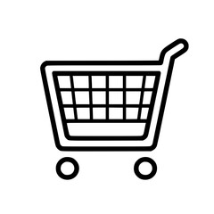 Shopping Cart icon, Shopping Cart SVG, Shopping Cart Cricut, Shopping Cart Clipart, shopping bag outline, shopping icon, mall icon, icons, single icon, business icon, web icon, Cut Files For Silhouett