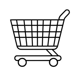 Shopping Cart icon, Shopping Cart SVG, Shopping Cart Cricut, Shopping Cart Clipart, shopping bag outline, shopping icon, mall icon, icons, single icon, business icon, web icon, Cut Files For Silhouett