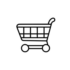 Shopping Cart icon, Shopping Cart SVG, Shopping Cart Cricut, Shopping Cart Clipart, shopping bag outline, shopping icon, mall icon, icons, single icon, business icon, web icon, Cut Files For Silhouett