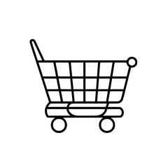 Shopping Cart icon, Shopping Cart SVG, Shopping Cart Cricut, Shopping Cart Clipart, shopping bag outline, shopping icon, mall icon, icons, single icon, business icon, web icon, Cut Files For Silhouett