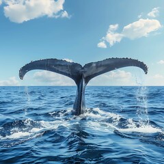 Obraz premium World Wildlife Day, Whale