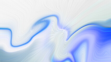 4K Blue and white gradient backdrop with abstract liquid wave pattern. Design with flowing, wavy shapes. Blue crystal, and white clouds.