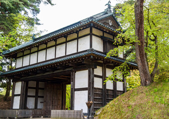 DS810221 Hirosaki Castle gatehouse in Japan 2023