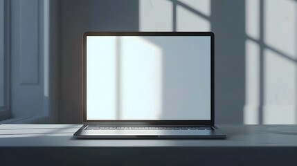 画面の白いラップトップパソコンです。Generative AI