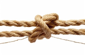Fototapeta premium strong knot tied by a rope