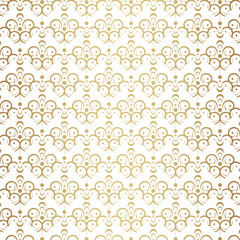 Gold Lines Ornament Geometric Seamless Pattern