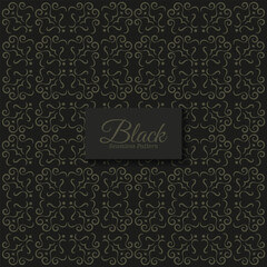 dark ethnic seamless pattern template