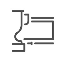 School and university related icon outline and linear vector.	
