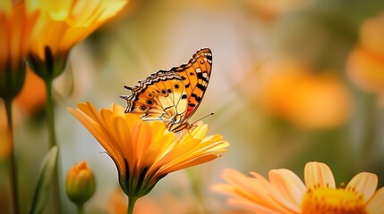 Obraz premium close up photo butterfly