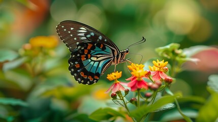 Obraz premium close up photo butterfly