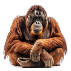 World Wildlife Day, Orang Utan, Orang Utan White Background