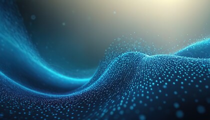 Futuristic colored luminous wave of dots The concept of big data Sound visualization Network connection Cybernetics 3d rendering