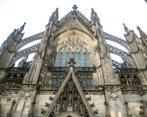 The Flying Buttresses of Cologne Cathedral  