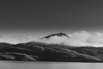 outer hebrides island in black and white fine art