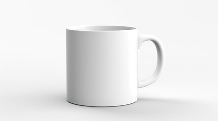 Obraz premium isolated coffee cup against a stark white background