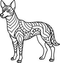 animal manadala coloring pages for stressrelief 