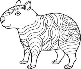 animal manadala coloring pages for stressrelief 