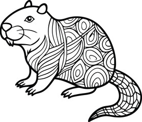 animal manadala coloring pages for stressrelief 