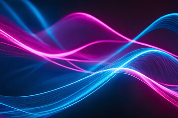 Fototapeta premium Blue and Pink Abstract Background