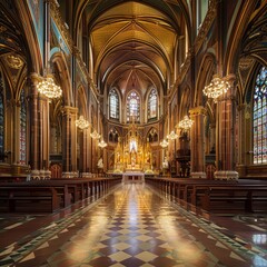 Obraz premium holy temples of the Christian religion. Generative AI