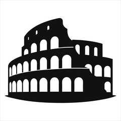 Elegant Black Taj Mahal Icon Set