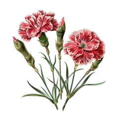 Fototapeta premium red carnation flowers