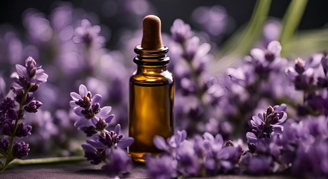 Lavender essential oil.