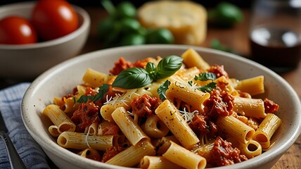 pasta with tomato sauce