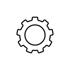 Gear Settings Icon Perfect for System Configuration and Preferences